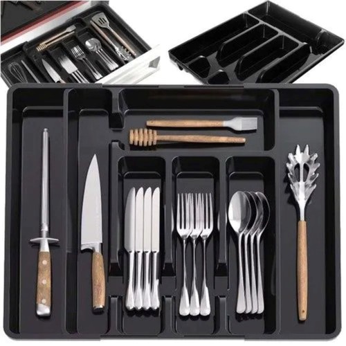 Ausziehbarer besteckkasten - ausziehbarer,