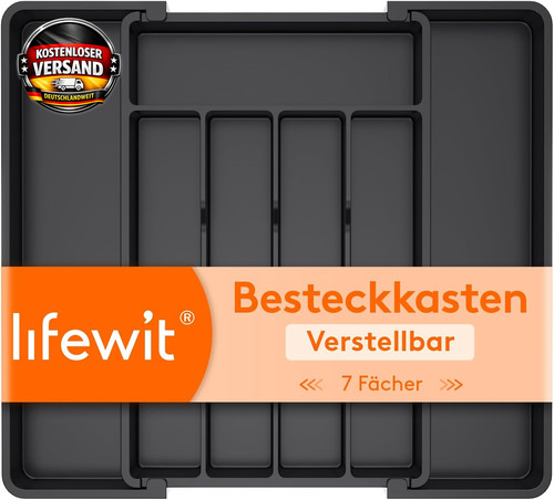 Verstellbarer besteckkasten - verstellbarer,